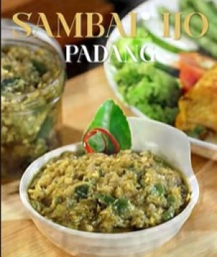Sambal hijau Padang. (YouTube  Simple Rudy)